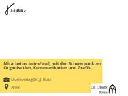 Mitarbeiter:in (m/w/d) mit den Schwerpunkten Organisation, Kommunikation und Grafik - Bonn