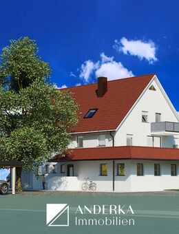 Traumhafter Schlossblick - KFW-55-Standard - tolle Raumaufteilung! 3-Zimmer Dachgeschosswohnung! - Haunsheim