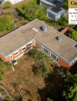 Großzügiger Flachdachbungalow mit 6-Zimmern und Garten in Gerbrunn - Gerbrunn