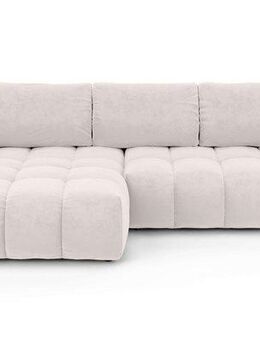 OTTO home Ecksofa AZITA klein optionale Schlafsofa mit Bettkasten, B/T/H: 270/166,5/84cm, L-Form mit Wellenunterfederung, Bubble-Optik