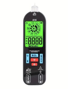 Smart Digital Multimeter mit Tasche – 2024 Neu, Intelligenter Elektriker Auto-Ranging Tester & Detektor, Wiederaufladbarer Spannungstester, Misst Spannung, Kapazität, Dioden, Kontinuität, Widerstand - Wuppertal