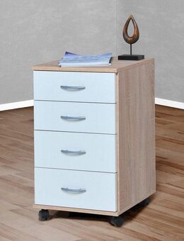 VOGL Möbelfabrik Rollcontainer Barrie, Bürocontainer, (1 St), verschiedene Ausführungen, mit Schubladen, Höhe 67 cm, Made in Germany