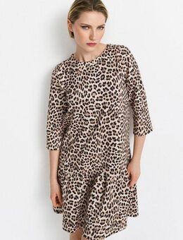 RICHROYAL Minikleid Mit Rundhalsausschnitt