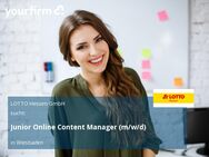 Junior Online Content Manager (m/w/d) - Wiesbaden