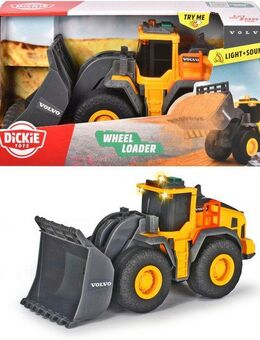 Dickie Toys Spielzeug-Radlader Volvo Wheel Loader, mit Licht und Sound
