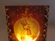 Stimmungs- Windlicht "Schneemann Christmas" handmade NEU - Erkelenz