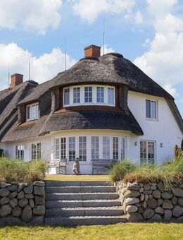 Reetgedeckte Eleganz (DHH) am Wattenmeer, mehr Watt geht nicht - Sylt