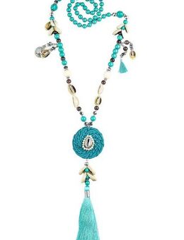 COLLEZIONE ALESSANDRO Lange Kette Bahli, mit echten Glasperlen