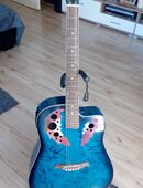 Absolutes Einzelstück Tervis Semiakkustik Gitarre Orginal Signiert von Vielen Stars bitte Lesen in 88212