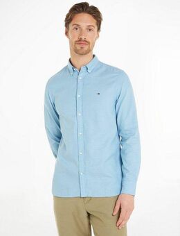 Tommy Hilfiger Langarmhemd FLEX DOBBY SF SHIRT mit Knopfleiste