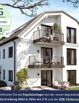 NEUBAU 2-Zimmer-Dachgeschosswohnung mit sonnigem Balkon - München