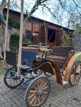Historische Pferdekutsche um 1900 gut erhalten, dekorativ und fahrbereit - Nordwestuckermark
