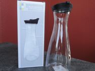 Glas Karaffe mit Kunststoffdeckel NEU OVP 900 ml - Köln
