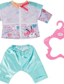 Baby Born Puppenkleidung Freizeitanzug Aqua, 43 cm, mit Kleiderbügel