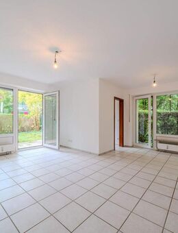 Charmante 2 Zimmer-Erdgeschoss-Wohnung mit zwei Gärten und einer Terrasse - Seltene Gelegenheit! - München