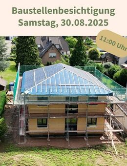 Baustellenbesichtigung einer modernen Erdgeschosswohnung mit Garten & Carport in zentraler Lage von Lübbecke - Lübbecke