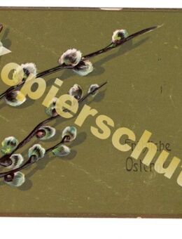 Alte Grußkarte „Fröhliche Ostern“, gel. 1911 - Landsberg