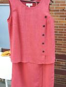 Top/Bluse + Rock. Kostüm, 2tlg. Größe 40/42 in 34376