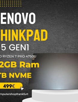 Lenovo Thinkpad L15 G1,AMD Ryzen7 Pro,32GB Ram,1TB NVME SSD,Win11Pro - Frankfurt (Main) Griesheim