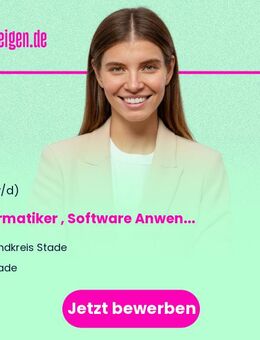 Informatiker (m/w/d), Software (Informatiker / Fachinformatiker (m/w/d) Anwendungsentwicklung oder Daten- und Prozessanalyse) - Stade (Hansestadt)
