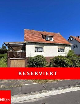 Solides Einfamilienhaus mit schönem Garten ! - Sontra