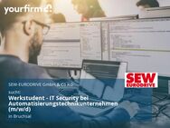 Werkstudent - IT Security bei Automatisierungstechnikunternehmen (m/w/d) - Bruchsal