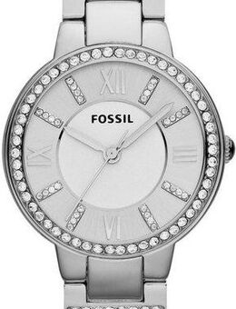 Fossil Quarzuhr VIRGINIA ES3282, Armbanduhr, Damenuhr, Edelstahlarmband