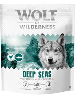 Wolf of Wilderness Adult "Deep Seas" Hering - getreidefrei - 1 kg neue Rezeptur