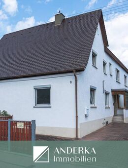 Doppelhaushälfte mit viel Potenzial zum Verwirklichen! Das Zuhause für Ihre Familie in Günzburg! - Günzburg