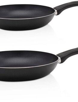 Krüger Pfannen-Set Aluminium Pfannen-Set DELPHI 2 tlg. (16 + 24 cm), Aluminium (Set, 2-tlg., 1x Bratpfanne Ø 16 cm (H. 4,5 cm), 1x Bratpfanne Ø 24 cm (H. 4,5 cm)