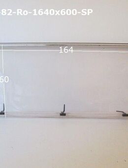 Bürstner Wohnwagenfenster ca 164 x 60 Roxite 80 D401 (zB 520 City) Sonderpreis gebraucht - Schotten Zentrum