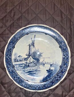 Delfter Blau Wandteller - Royal Sphinx Maastricht Holland - Mülheim (Ruhr)