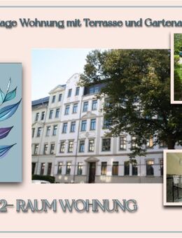 Kapitalanlage: Vermietete Wohnung mit Terrasse, Gartenanteil und Pkw-Stellplatz - Chemnitz