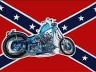 USA Südstaaten Flagge mit Motorad 90*150 mit Ösen Neu!! - Backnang