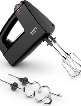 Krups Handmixer 3Mix 7000, 500 W, limitierte Edition, Zubehörtasche, Quirl+Knethaken, F60858