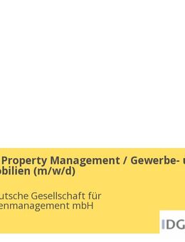 Teamleiter Property Management / Gewerbe- und Wohnimmobilien (m/w/d) - Berlin