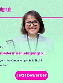 Mitarbeiter (m/w/d) in der Lehrgangsplanung und -organisation - München