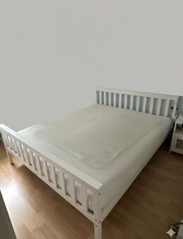 Landhausbett in weiß - 160 x 210 - Nahe
