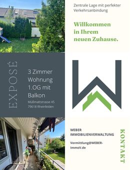 Charmante 3-Zimmerwohnung in bester Lage - Rheinfelden (Baden)