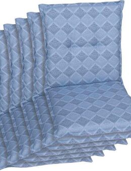 GO-DE Sitzauflage, (Set, 6 Auflagen), für Niederlehner