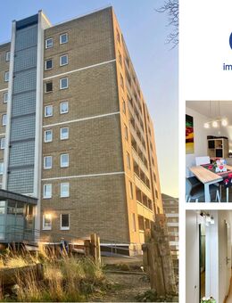 Helle 2-Zimmer-Wohnung in Büsum mit Loggia und Dachterrassennutzung - Büsum