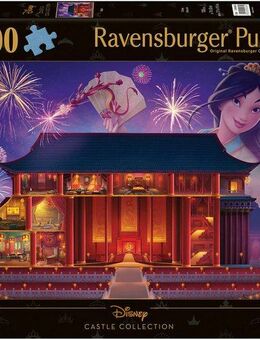 Ravensburger Puzzle Castle Collection - Disney Princess, Mulan, 1000 Puzzleteile, Made in Germany