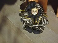 Gilde Handwerk Clown Pierrot Puppe 24 cm Deko Vintage 3,- - Flensburg