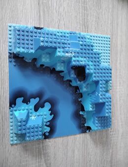 2 Lego 3D Bau Platte Blau Wasser Grundplatte Base 32x32 Meer Aquazone Canyon - Willebadessen