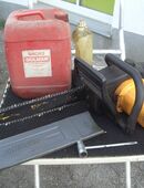 el. Kettensäge Partner 1436 mit Kettensäge-Öl in 82544