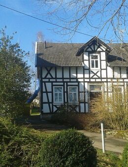 Westerwald: Charmanter Fachwerk-Hof mit freistehendem Haus, Scheune, Stall, Eckhaus und Weidefläche - Mehren (Landkreis Altenkirchen (Westerwald))