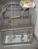 VOGELKÄFIG MIT ZUBEHÖR /TOP in 51107