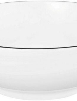 Seltmann Weiden Dessertschale Lido Black Line, Porzellan, (1-tlg), Dessertschale rund 15 cm