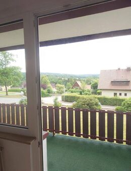 Gepflegte 2 Zimmer Wohnung mit Balkon, großem Garten optional mit Stellplatz - Holzminden