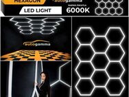 LED Werkstatt Garagenbeleuchtungslampe 6000K HEXAGON 297x206 Set2 - Wuppertal